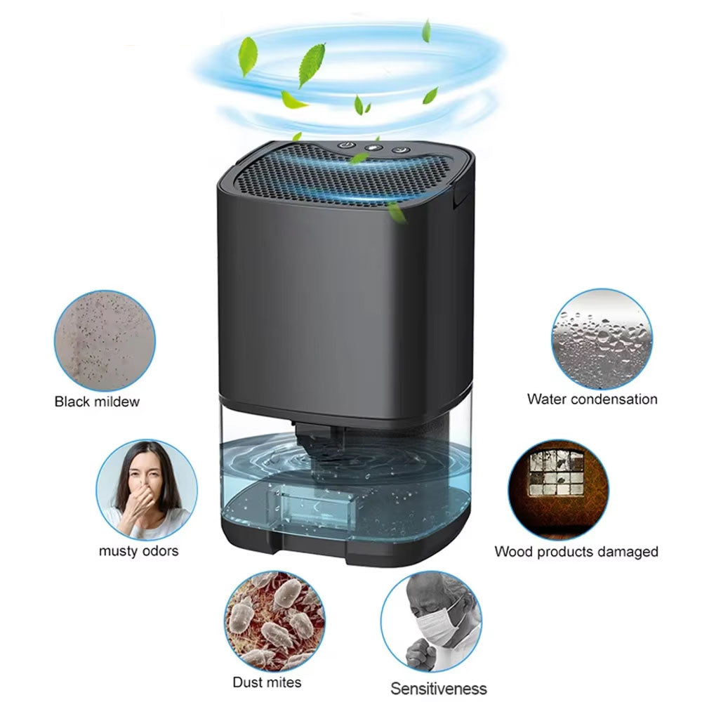 SonaEnro Portable Dehumidifier for Small Rooms