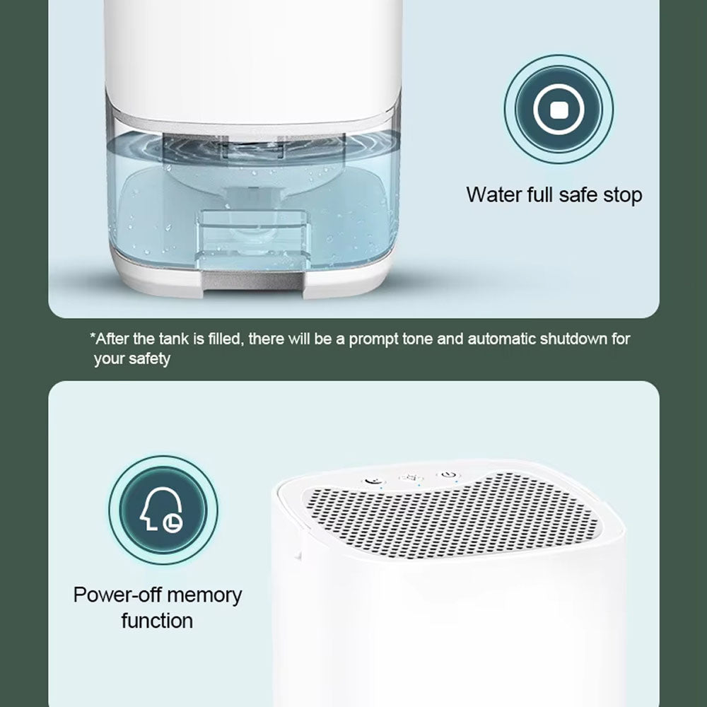 SonaEnro Portable Dehumidifier for Small Rooms
