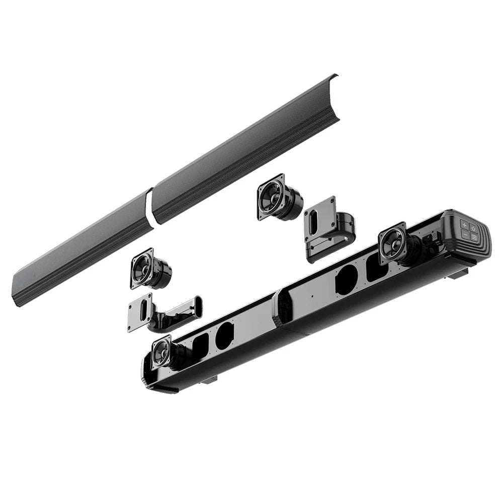 SonicMuzi Detachable TV Soundbar | 2.2 Channel Bluetooth Audio