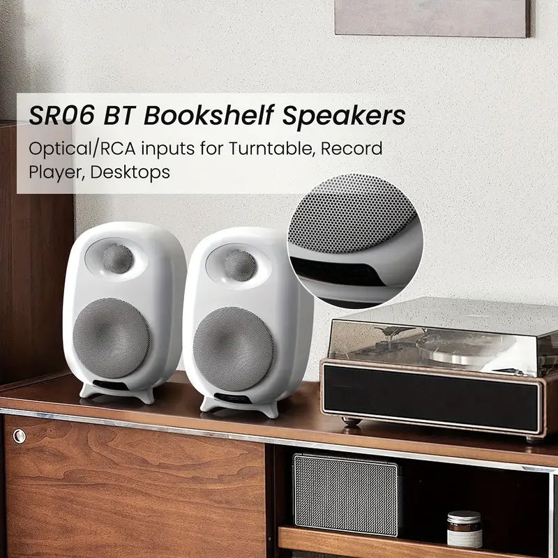 SonmiJoy 50W Bluetooth Bookshelf Speakers Home Audio UK