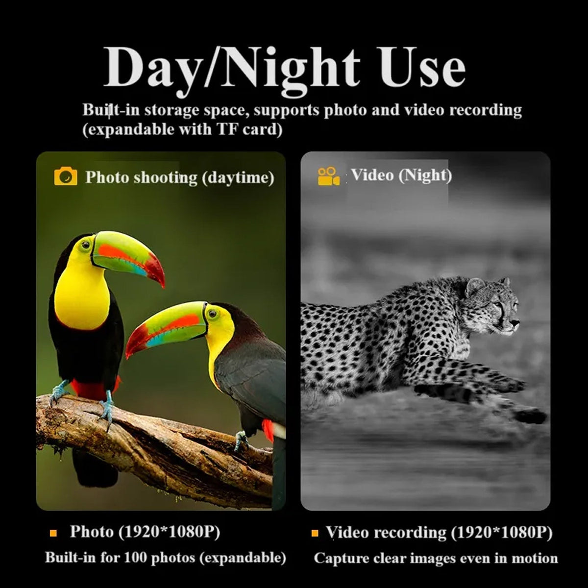 SpexNocti 1080P Digital Night Vision Goggles with 800m Range