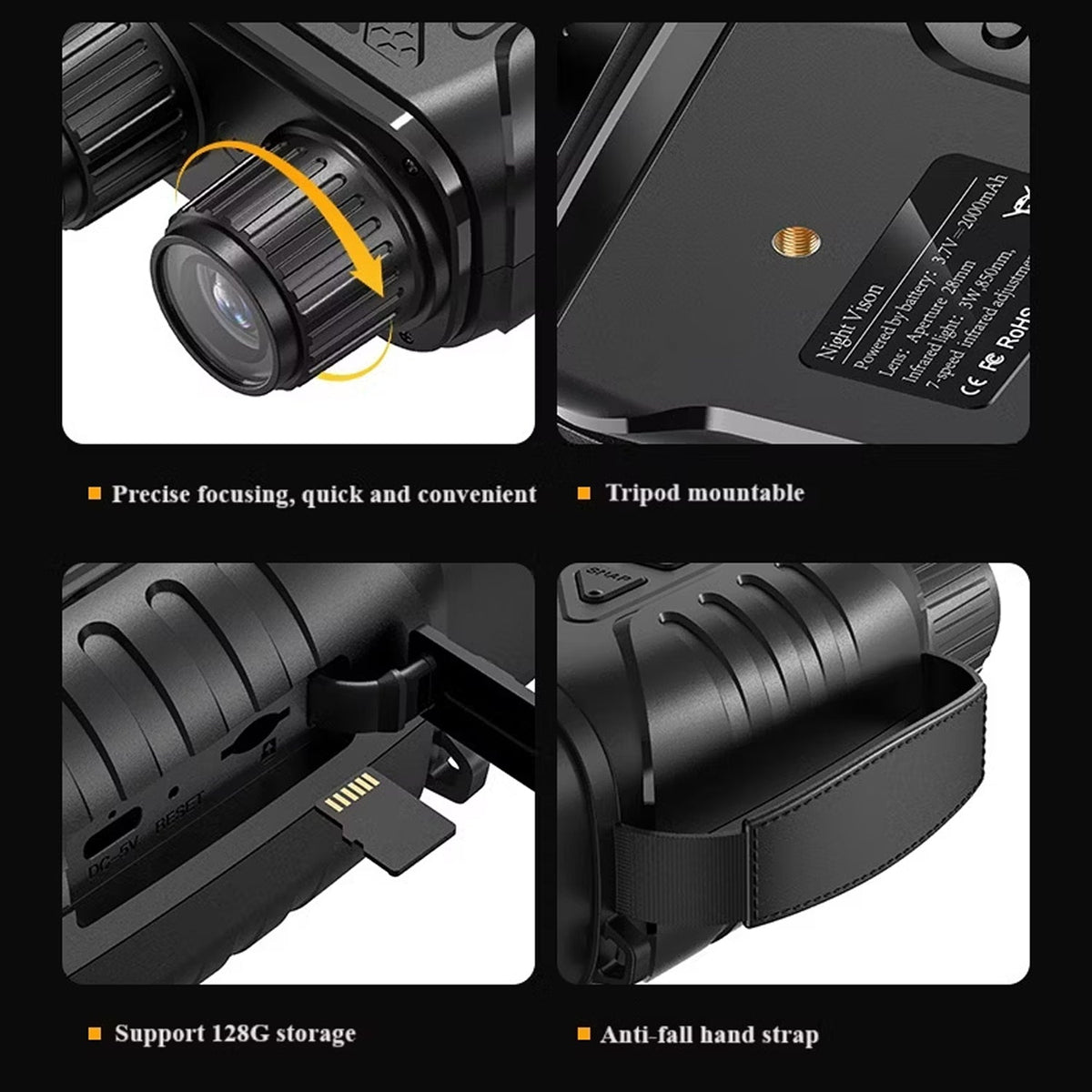 SpexNocti 1080P Digital Night Vision Goggles with 800m Range