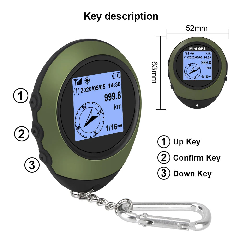 SpotyNavy Handheld GPS Tracker for Hiking & Outdoor Navigation