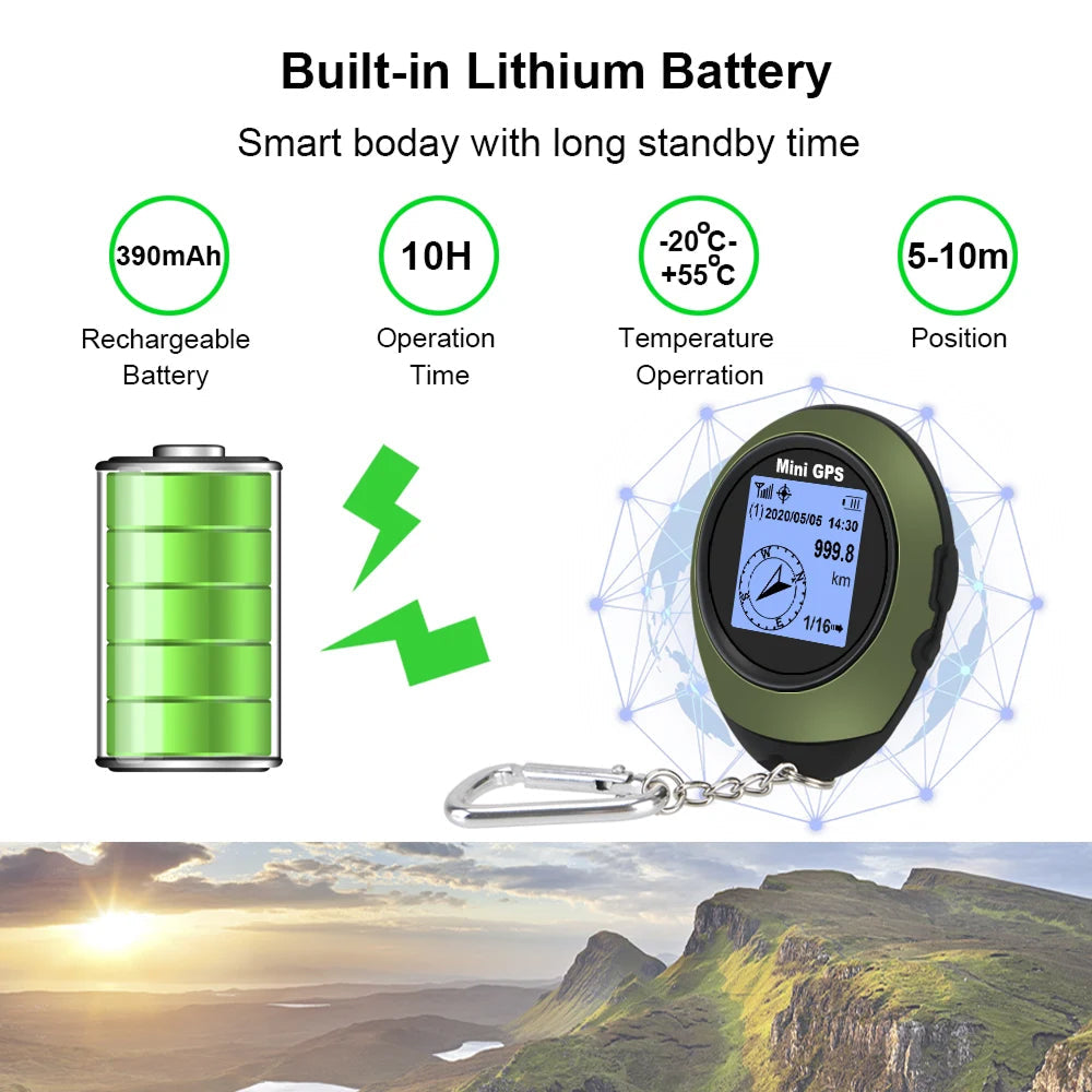 SpotyNavy Handheld GPS Tracker for Hiking & Outdoor Navigation