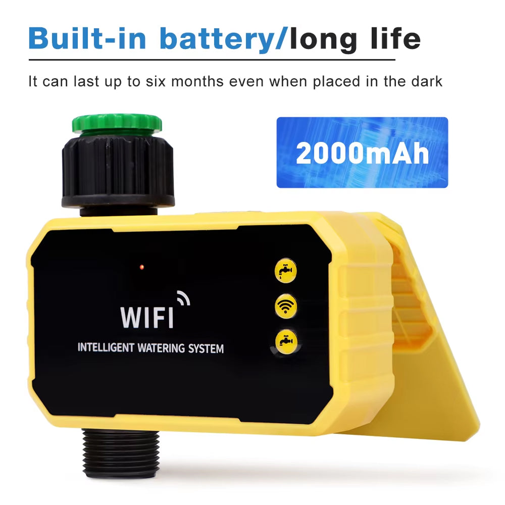 Spriflix Smart Sprinkler Controller | Solar-Powered Dual-Zone Tap Timer