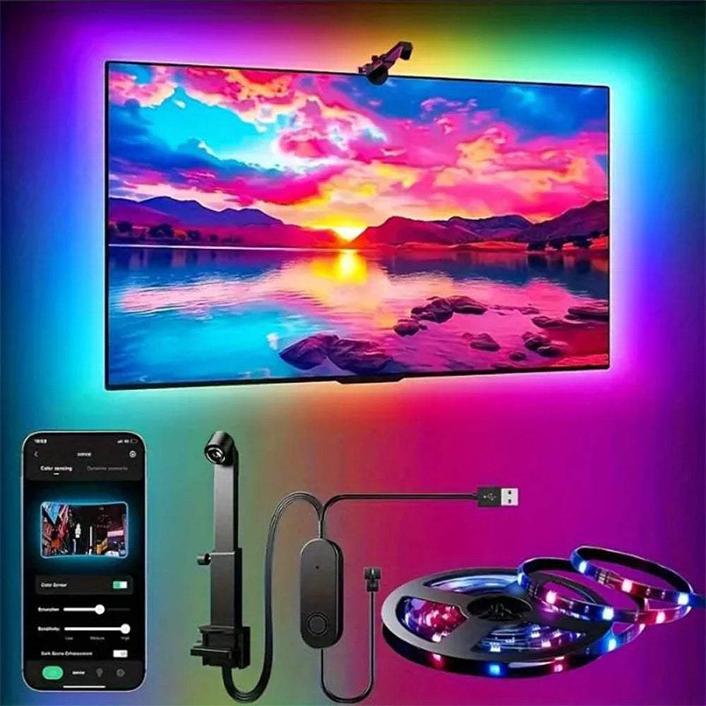 StripiQo RGBIC TV Backlight Strip with Camera Sync