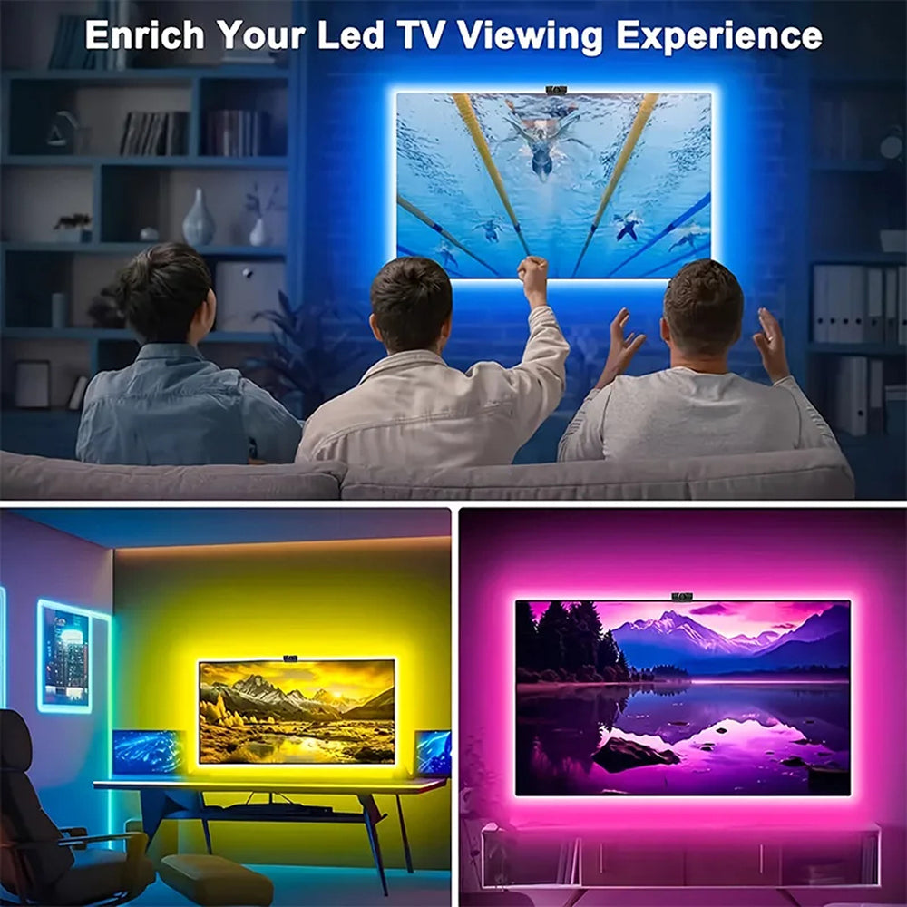 StripiQo RGBIC TV Backlight Strip with Camera Sync