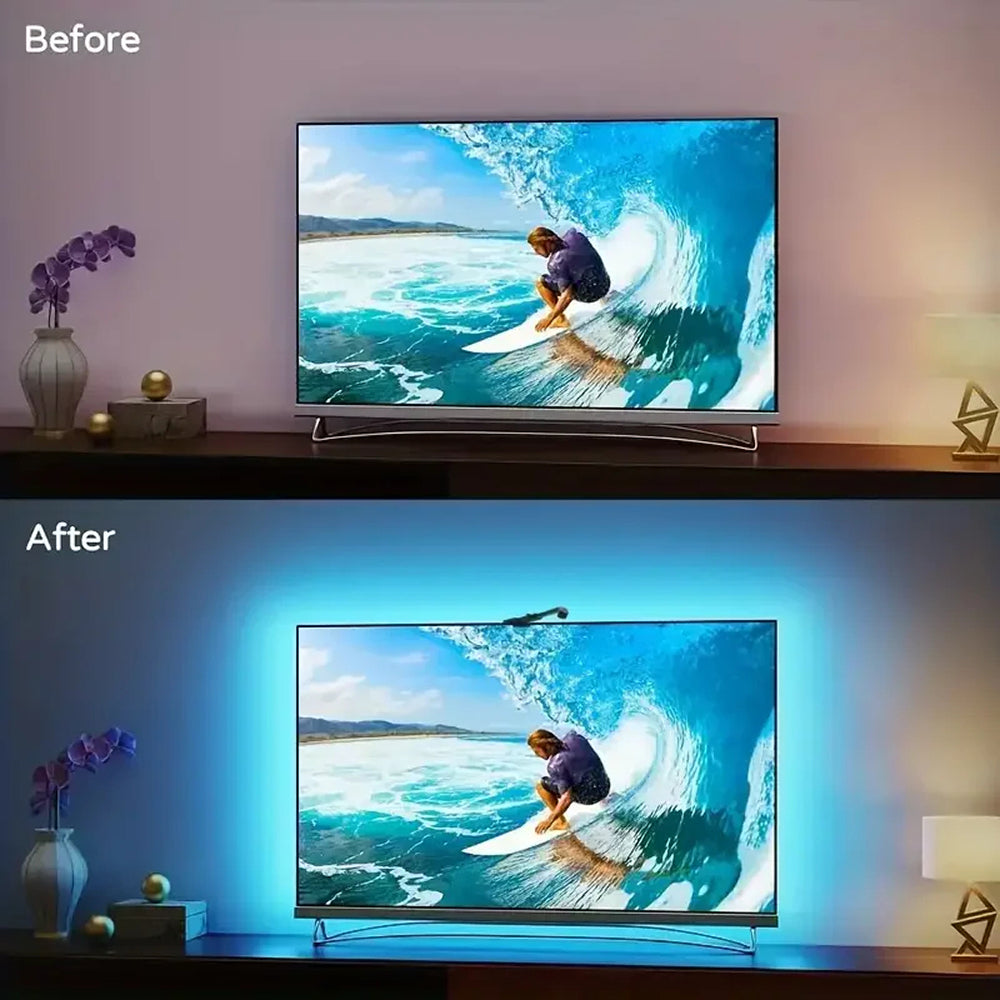 StripiQo RGBIC TV Backlight Strip with Camera Sync