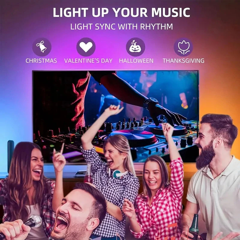 StripiQo RGBIC TV Backlight Strip with Camera Sync