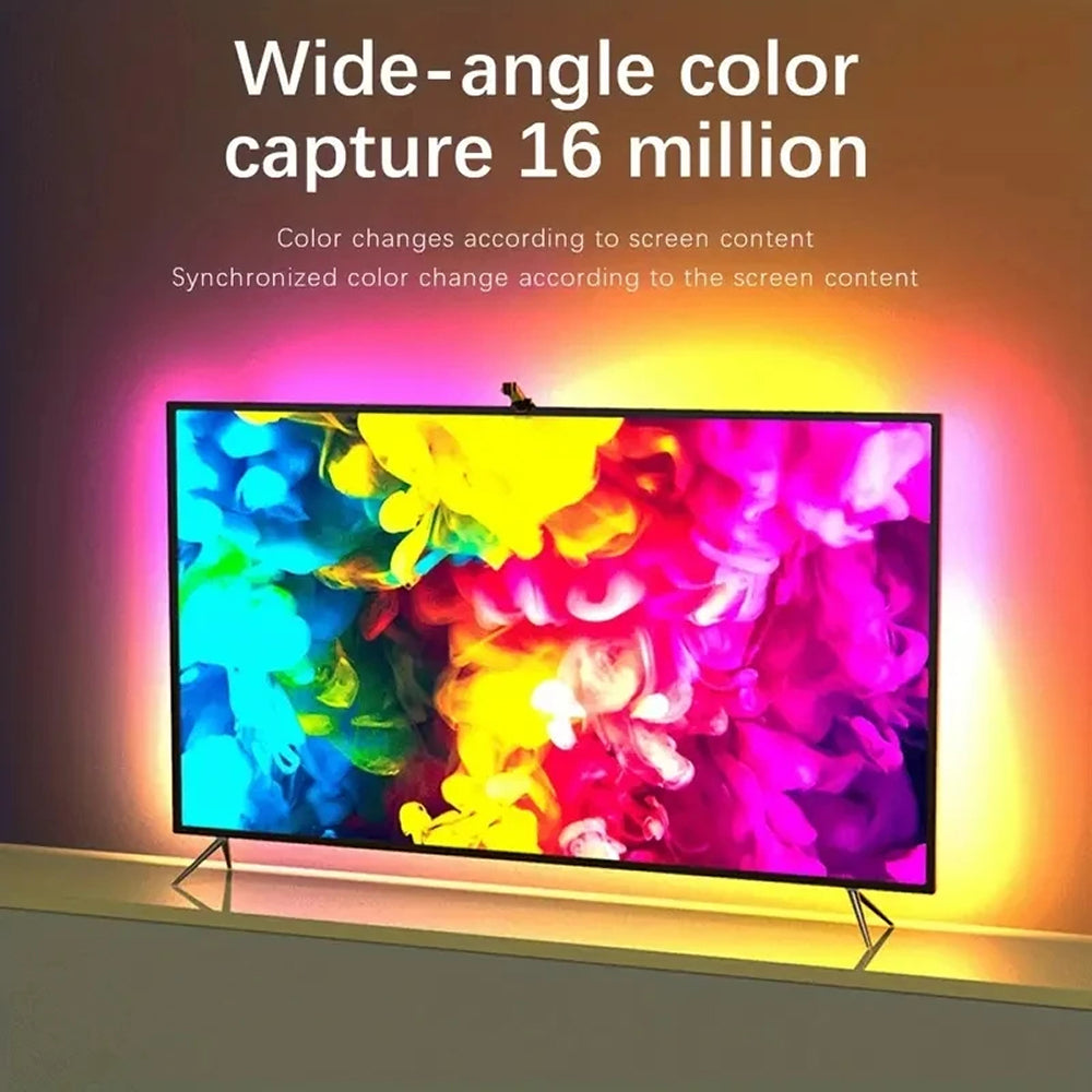 StripiQo RGBIC TV Backlight Strip with Camera Sync