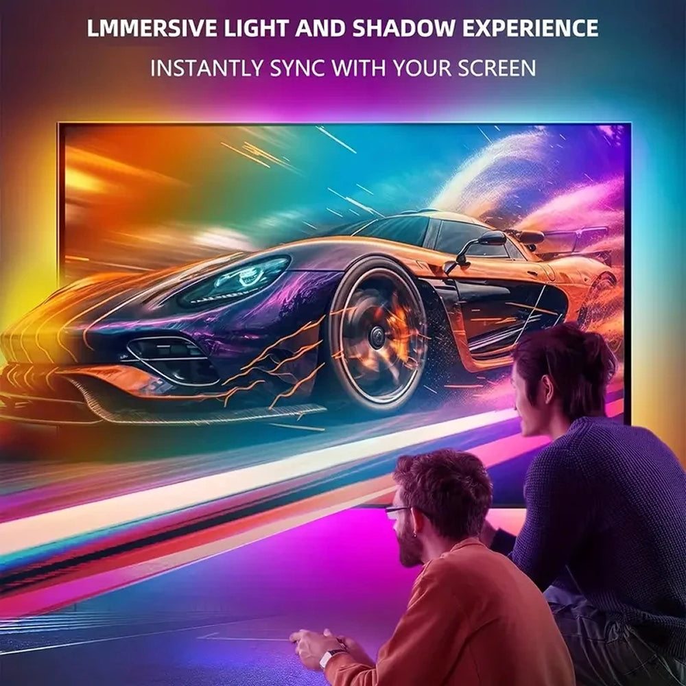 StripiQo RGBIC TV Backlight Strip with Camera Sync