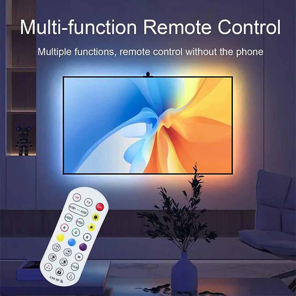 StripiQo RGBIC TV Backlight Strip with Camera Sync