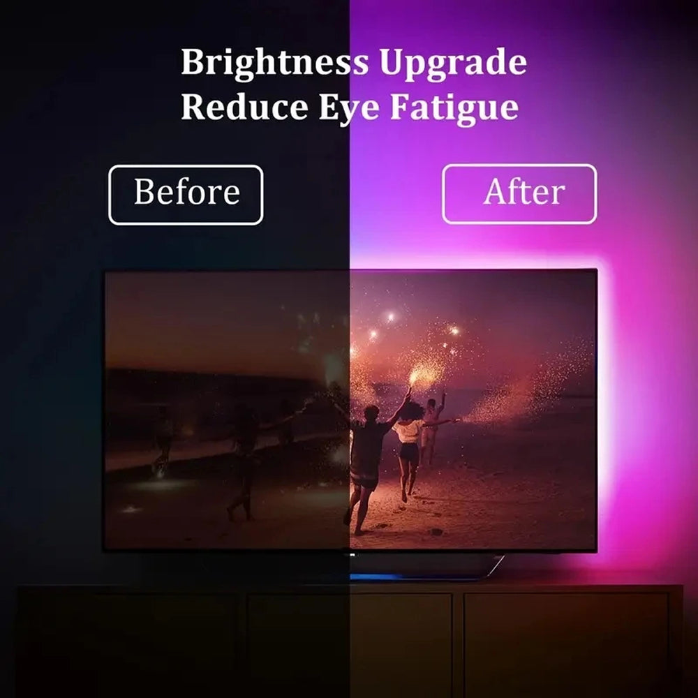 StripiQo RGBIC TV Backlight Strip with Camera Sync