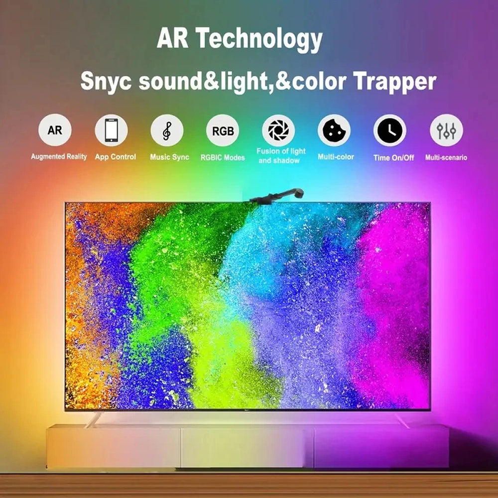 StripiQo RGBIC TV Backlight Strip with Camera Sync
