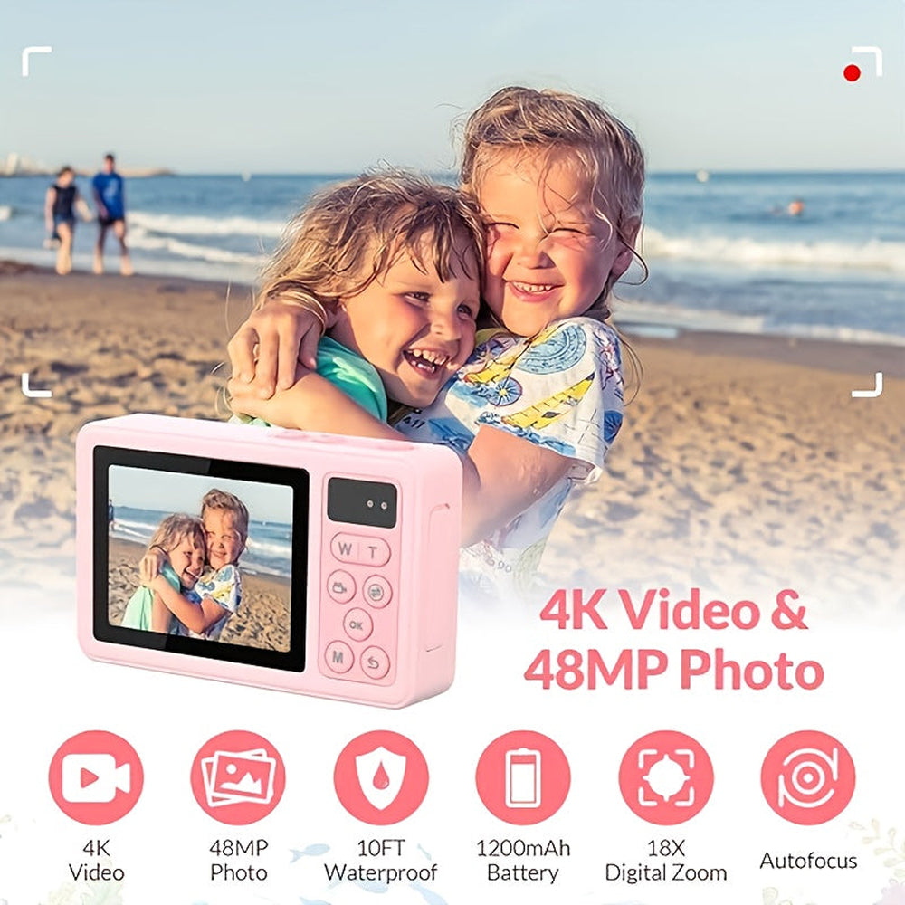 SubCamex Waterproof Underwater Camera with Dual Selfie Screen