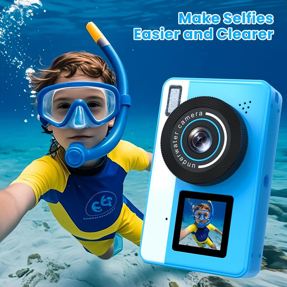 SubCamex Waterproof Underwater Camera with Dual Selfie Screen