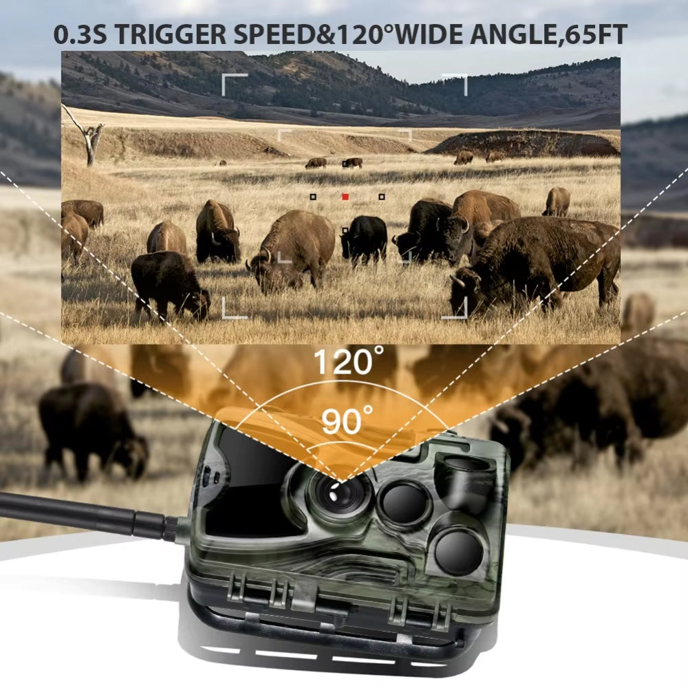 Professional Cellular Trail Camera UK | Trailaxzi 30MP HD