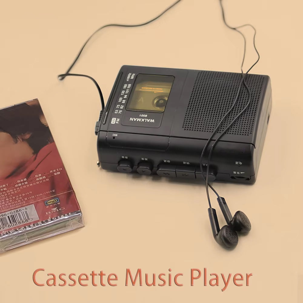 TunRewe Portable Cassette Player with Analog Noise Reduction