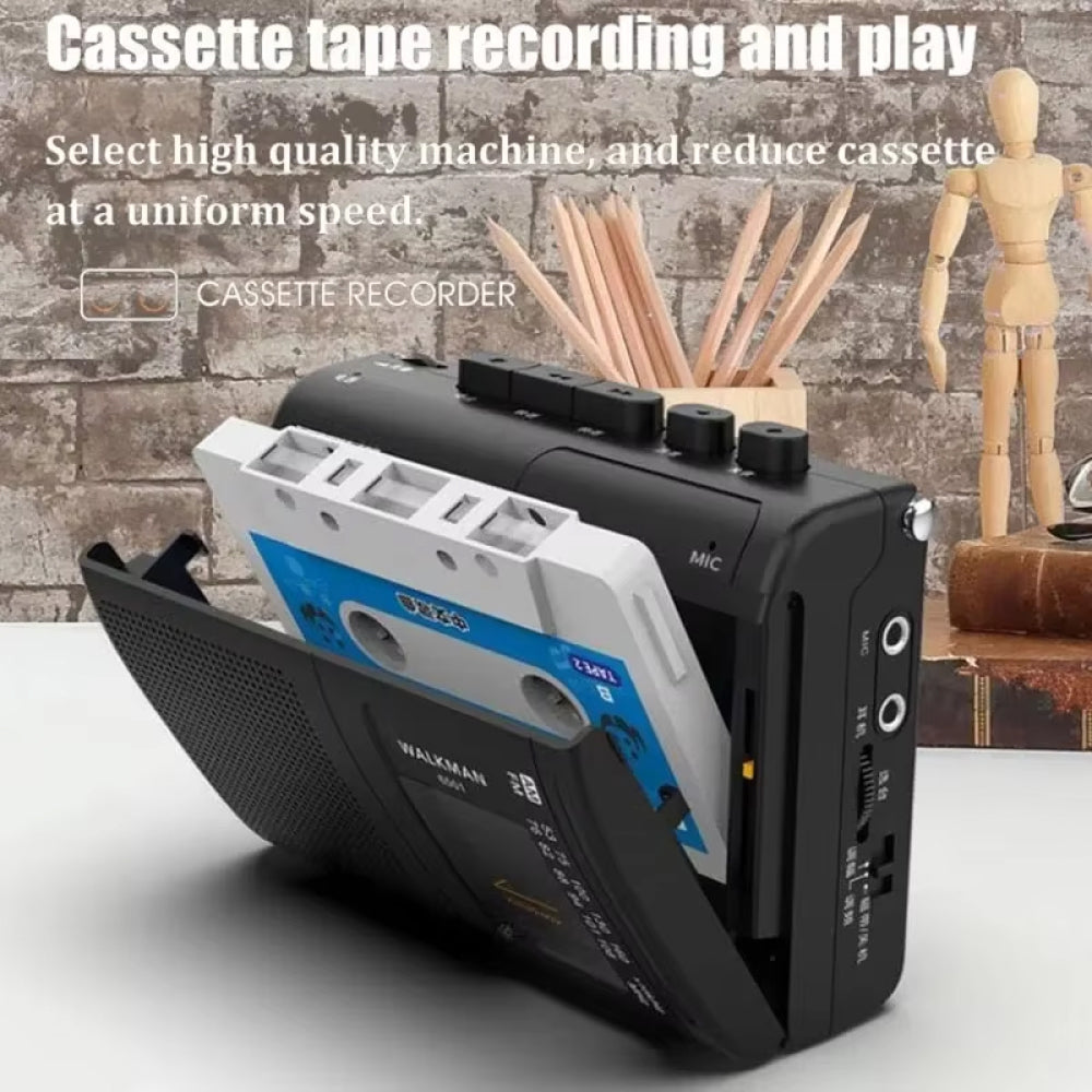 TunRewe Portable Cassette Player with Analog Noise Reduction