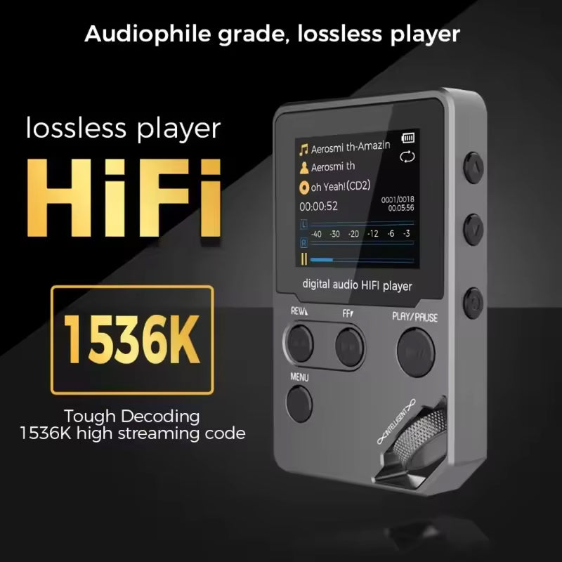 TuneZimp Bluetooth MP3 Player with 50-Hour Battery Life