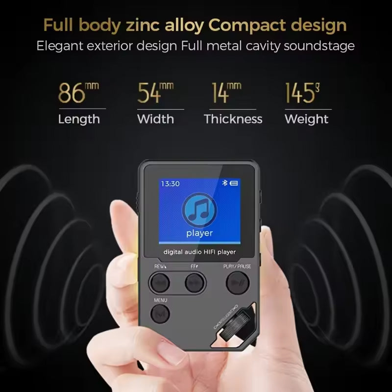 TuneZimp Bluetooth MP3 Player with 50-Hour Battery Life