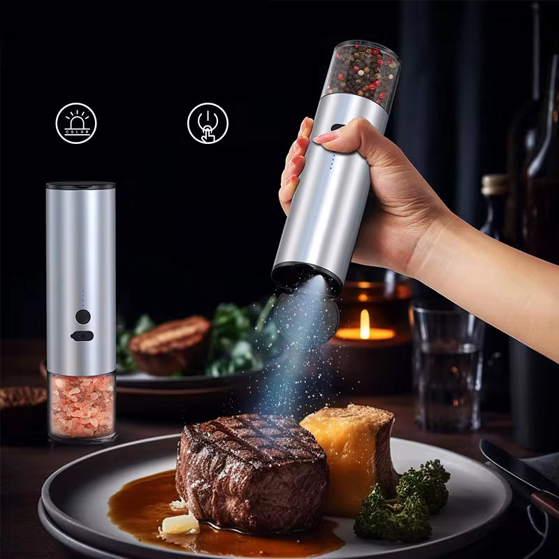 automatic salt and pepper grinder set UK