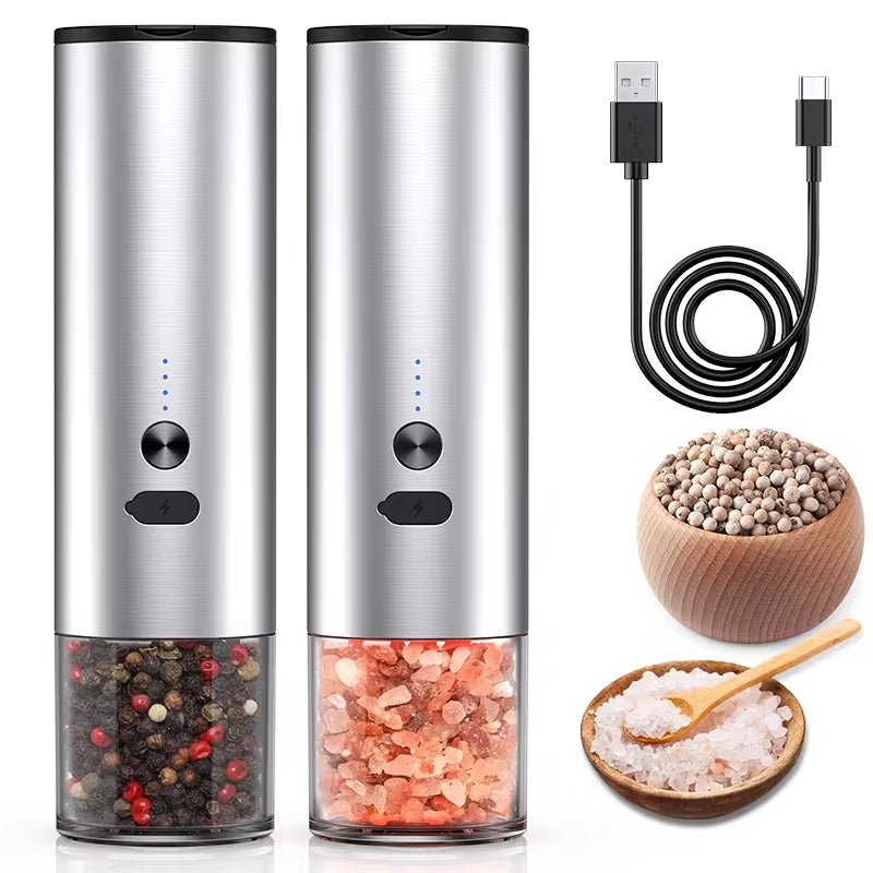 automatic salt and pepper grinder set UK