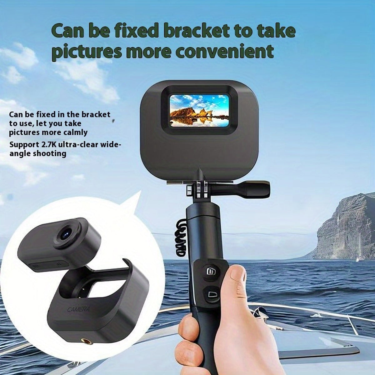 UnHadycam 2.7K Ultra HD Mini Body Camera with 300 Min Battery