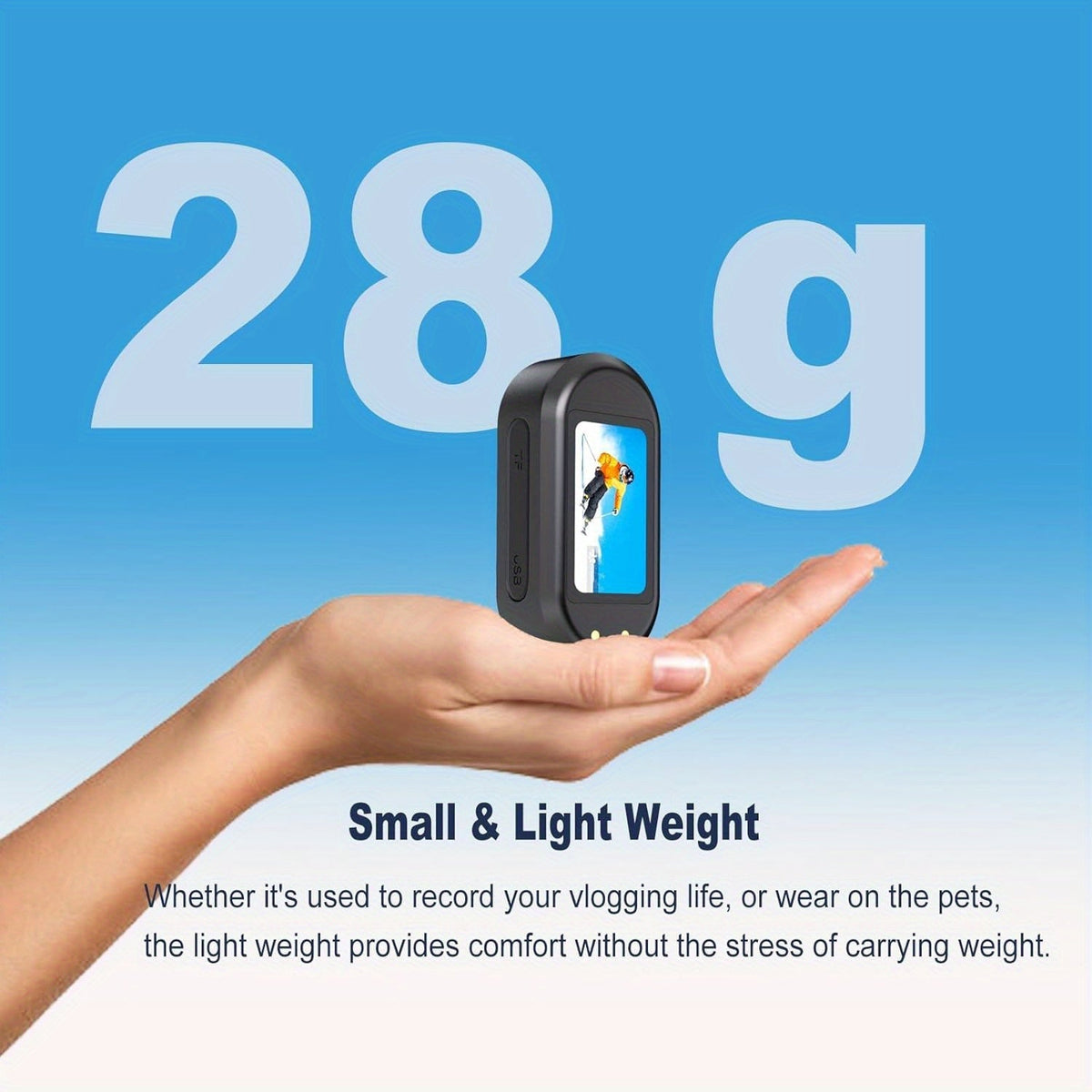 UnHadycam 2.7K Ultra HD Mini Body Camera with 300 Min Battery