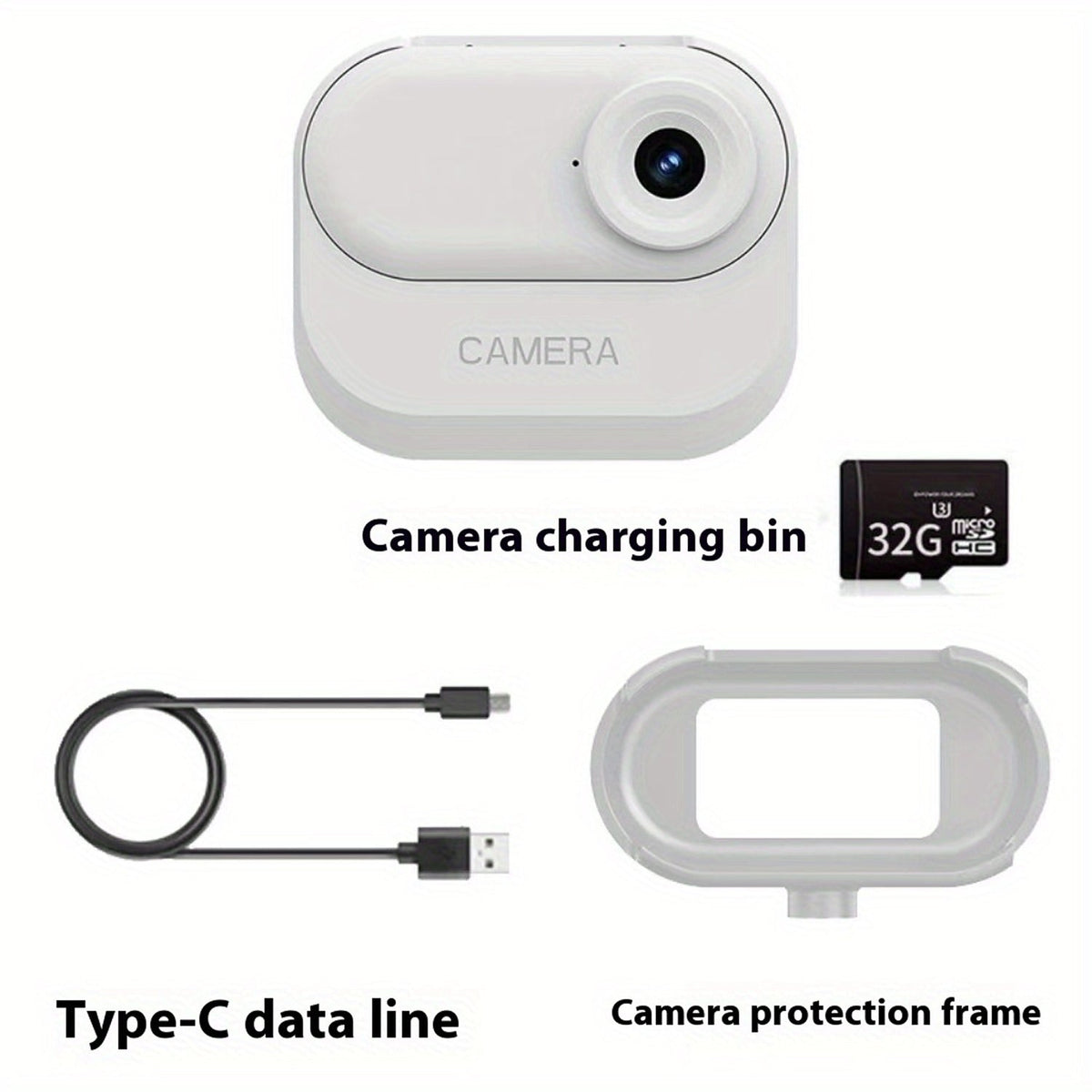 UnHadycam 2.7K Ultra HD Mini Body Camera with 300 Min Battery