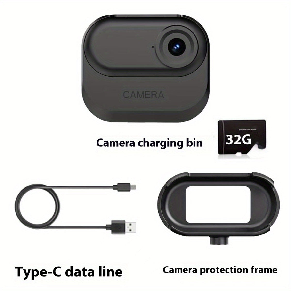 UnHadycam 2.7K Ultra HD Mini Body Camera with 300 Min Battery