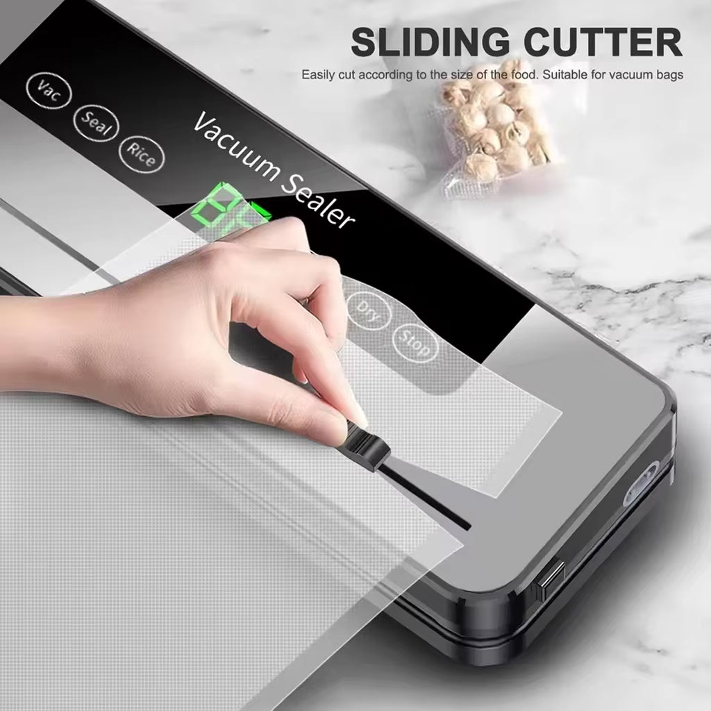 VacuLoci Electric Vacuum Sealer for Wet and Dry Food Storage