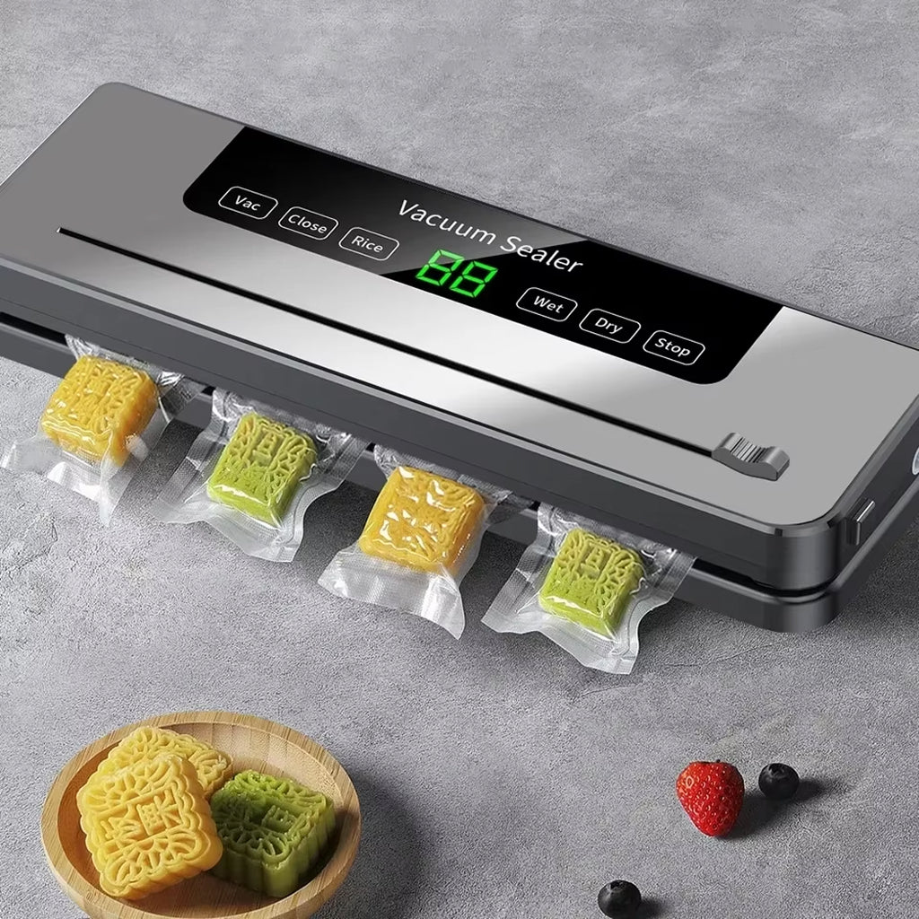 VacuLoci Electric Vacuum Sealer for Wet and Dry Food Storage