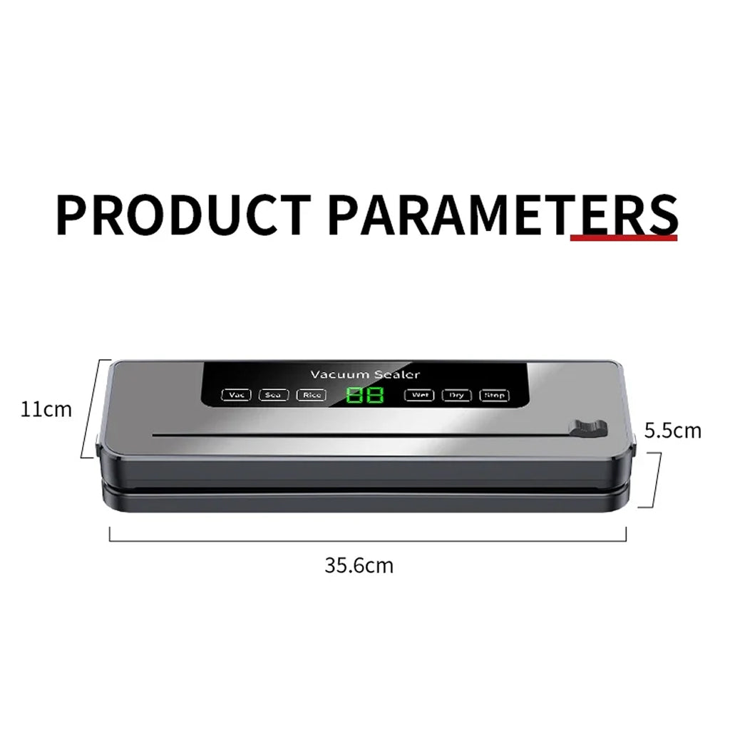 VacuLoci Electric Vacuum Sealer for Wet and Dry Food Storage