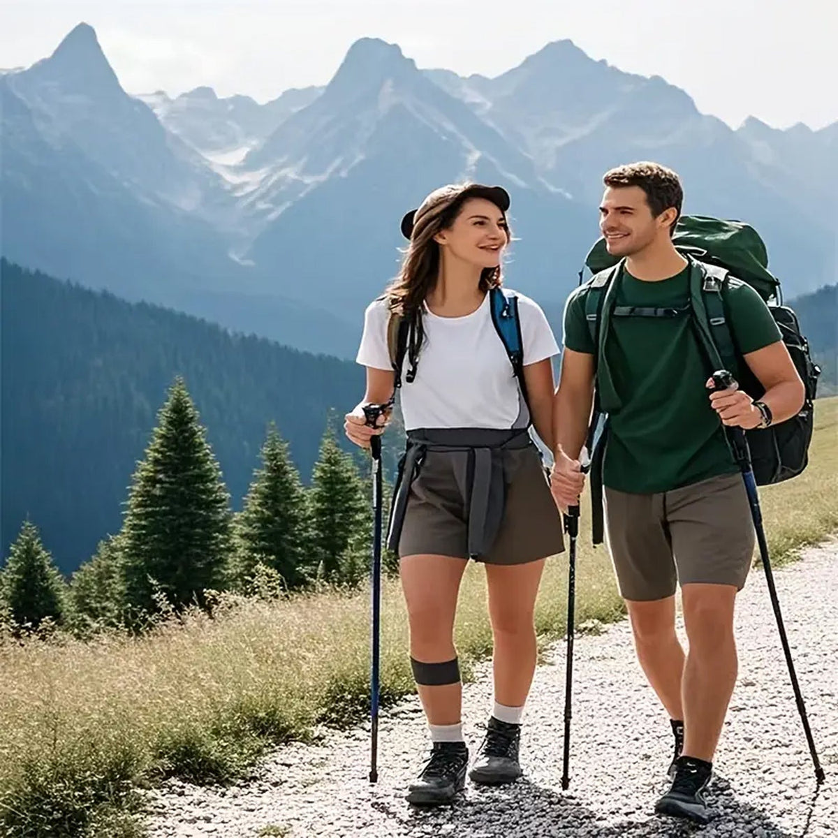 VertoTrek Lightweight Collapsible Aluminum Hiking Poles