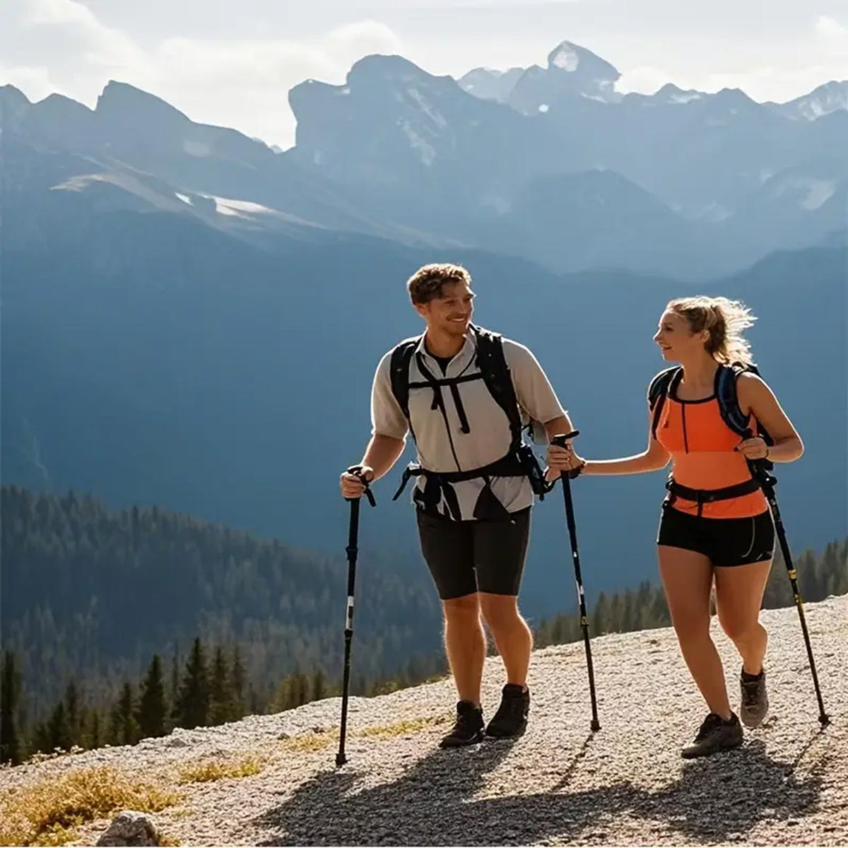 VertoTrek Lightweight Collapsible Aluminum Hiking Poles