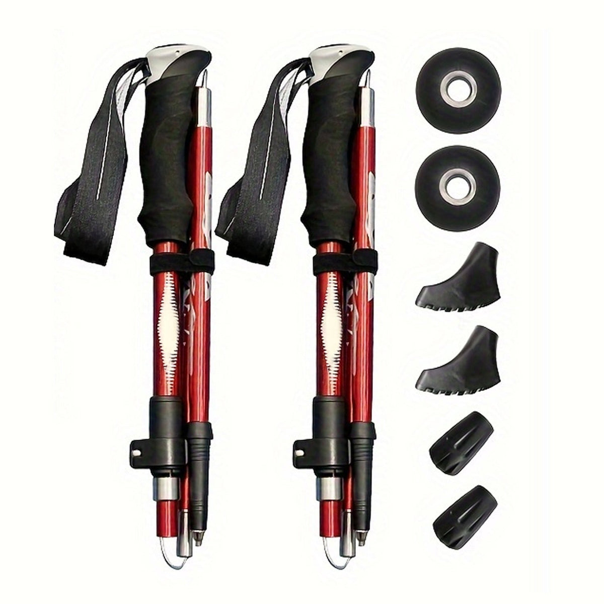 VertoTrek Lightweight Collapsible Aluminum Hiking Poles