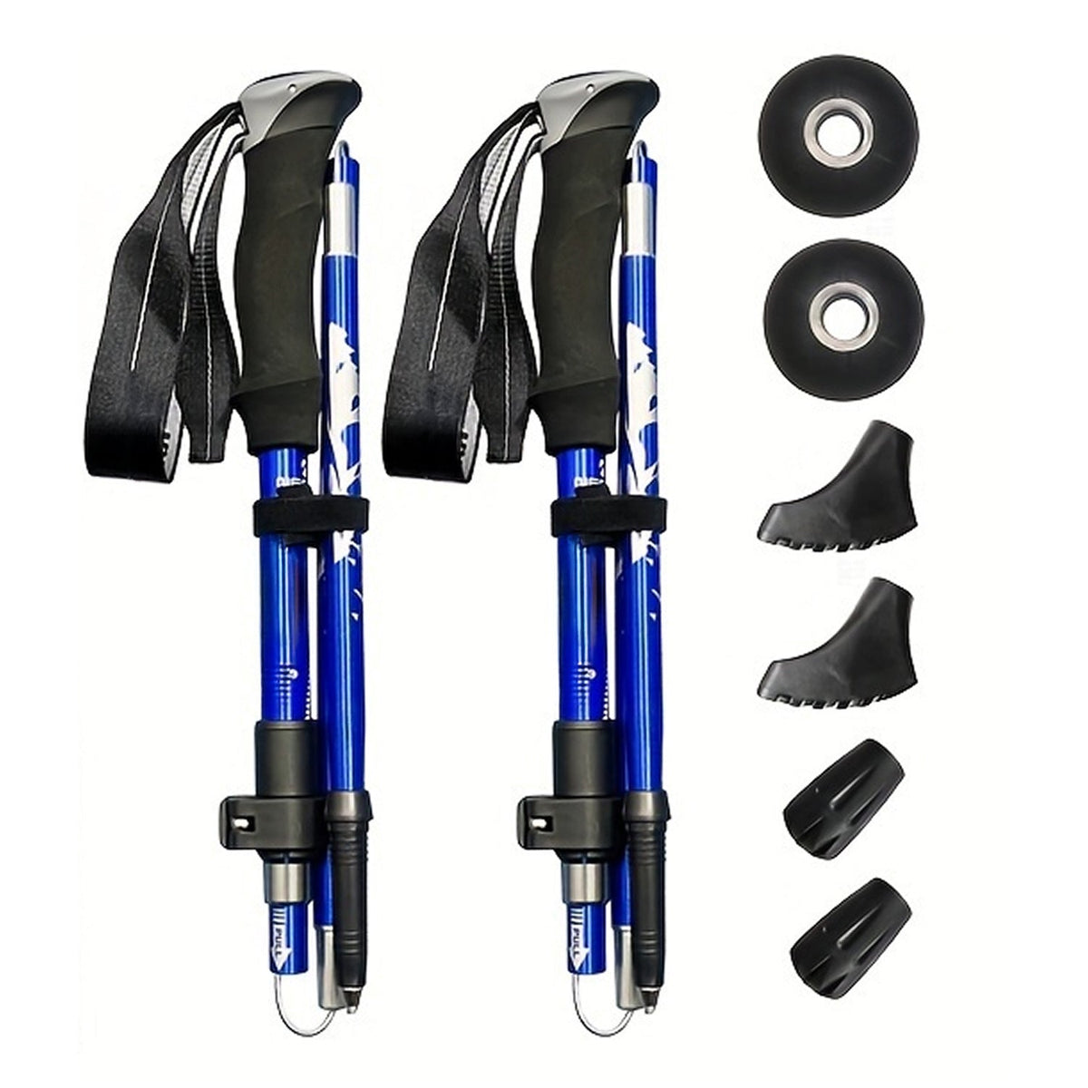 VertoTrek Lightweight Collapsible Aluminum Hiking Poles