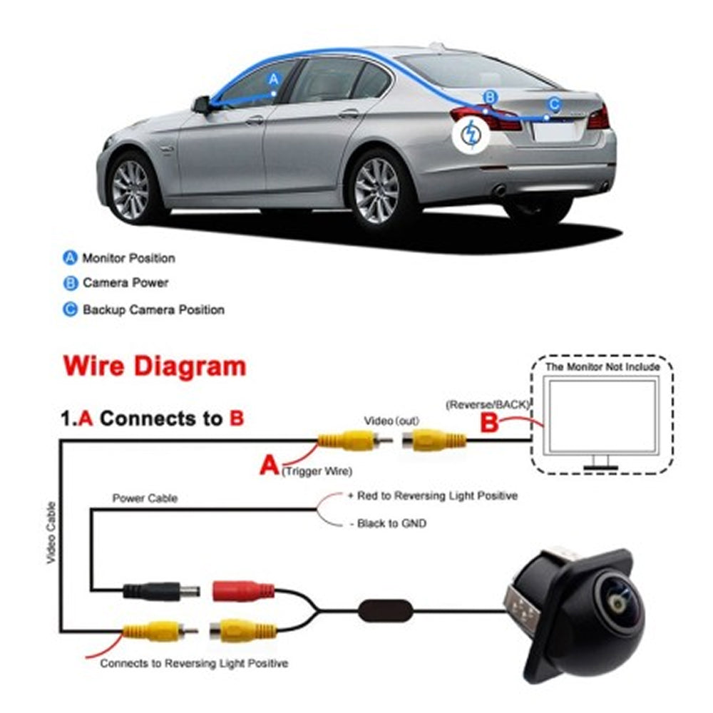 VisiVuri Professional 180° Rear View Reversing Camera UK