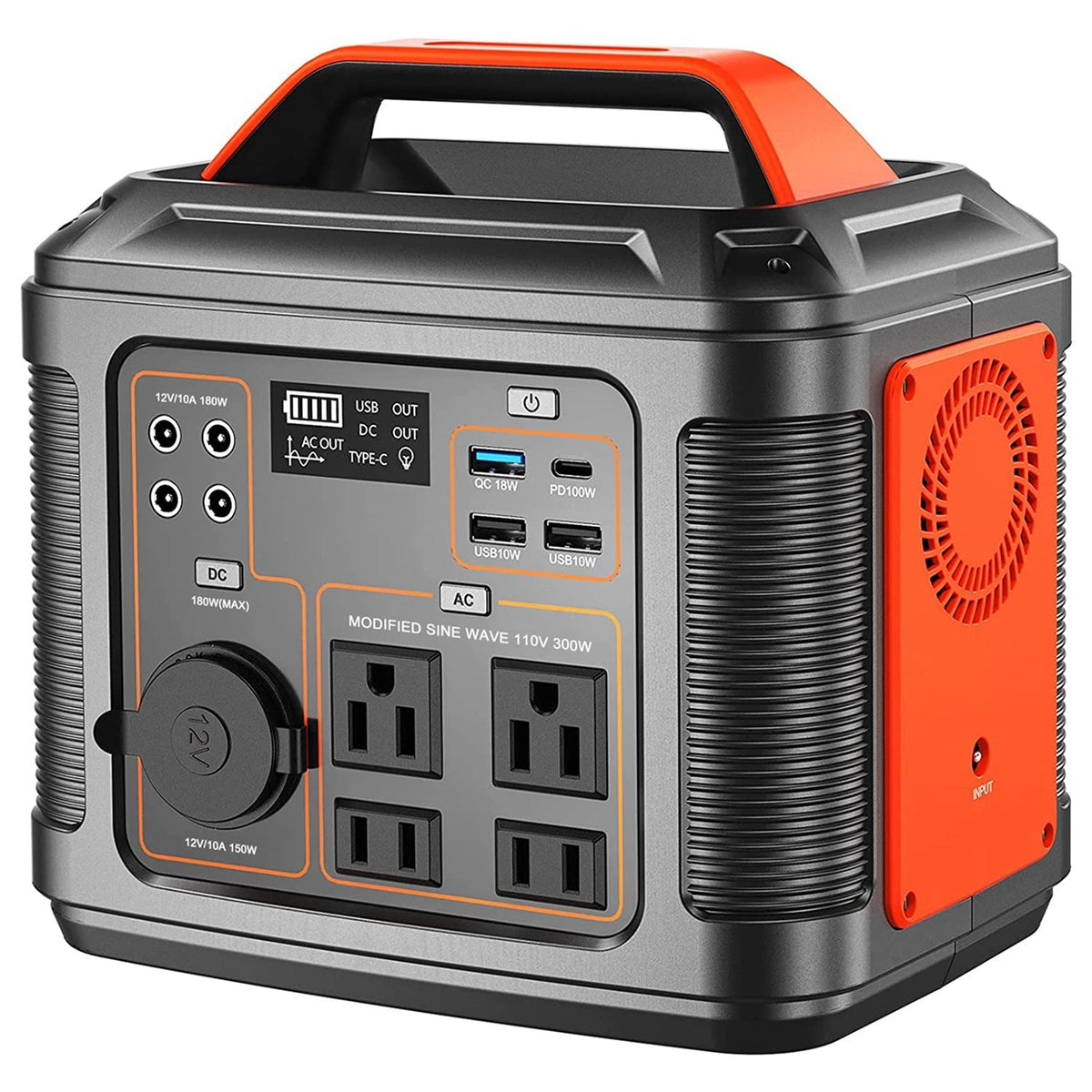 VoltGoupx 296Wh Portable Power Station 300W Solar Generator UK