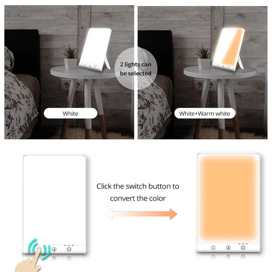 Vyloxak 12,000 Lux SAD Therapy Lamp with Timers
