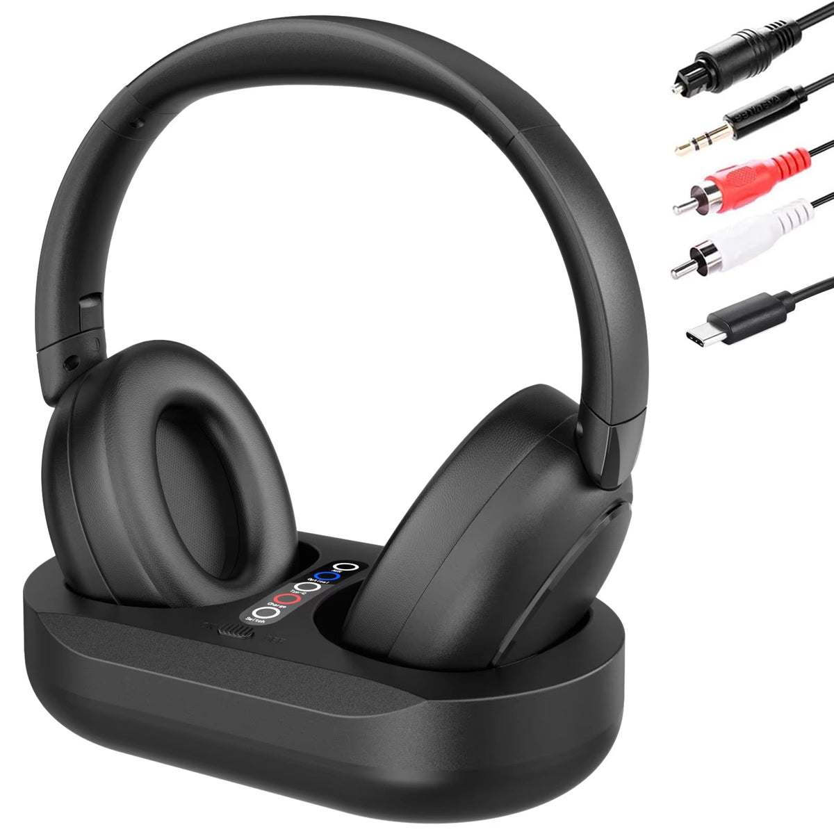 Ekofonic 2.0 Wireless TV Headphones | Long Range Noise Cancelling Audio