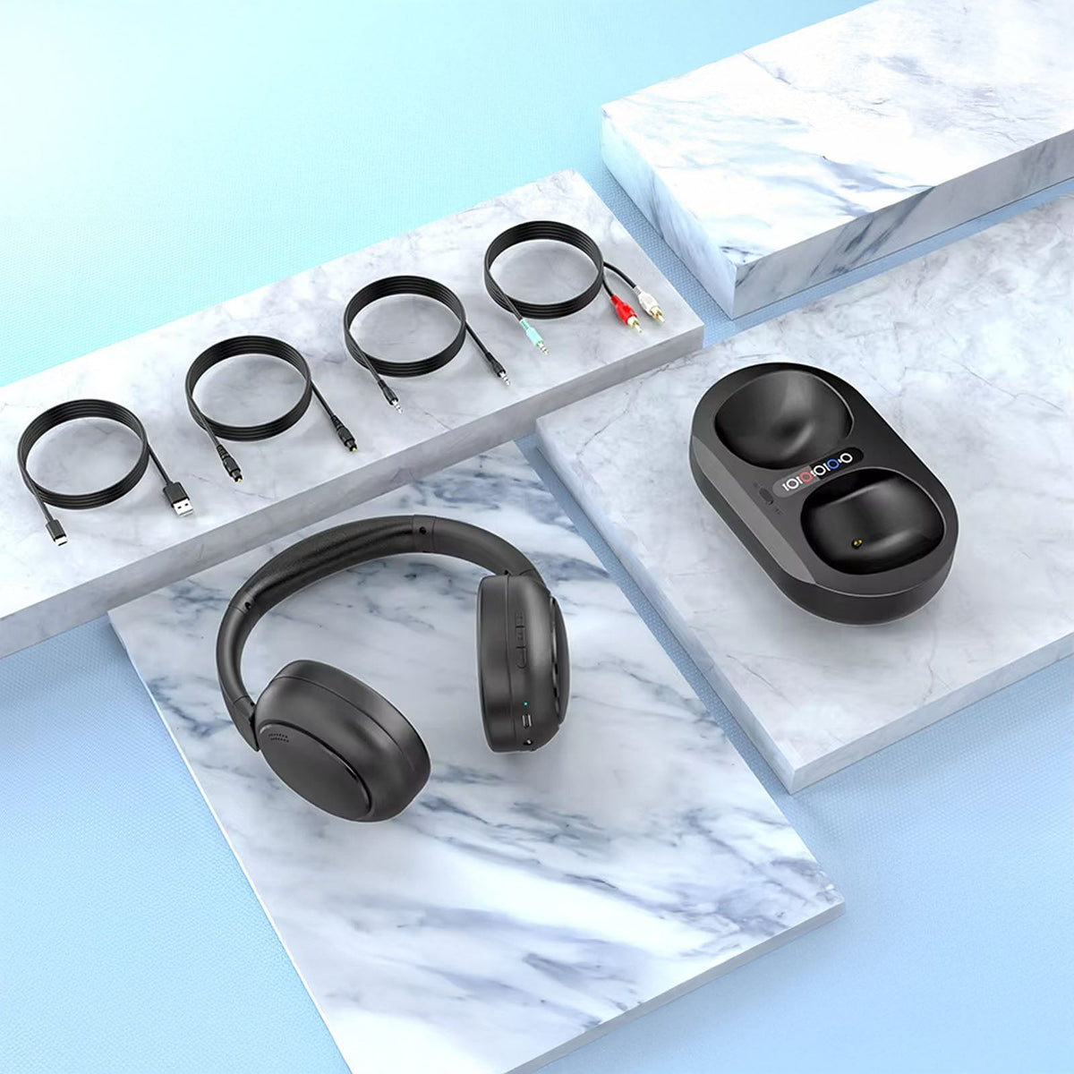 Telybuds TV Headphones for Hard of Hearing | Speech-Enhancing TV Ears