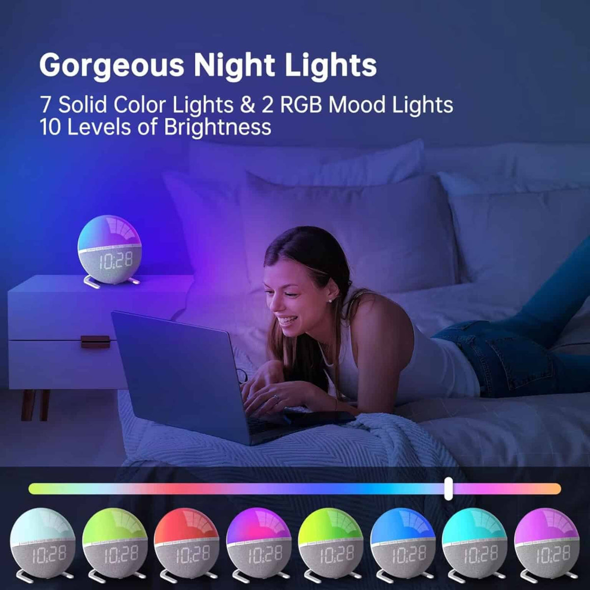 WakyTick Sunrise Simulation Alarm Clock UK