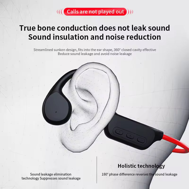 WavxBuds IPX8 Bone Conduction Swimming Earbuds with 64GB Memory