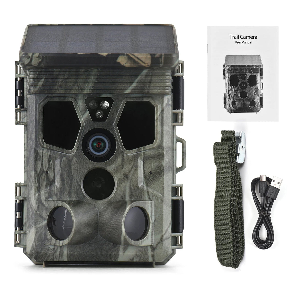 Wildsnap V3 Solar Powered Trail Camera 50MP 4K