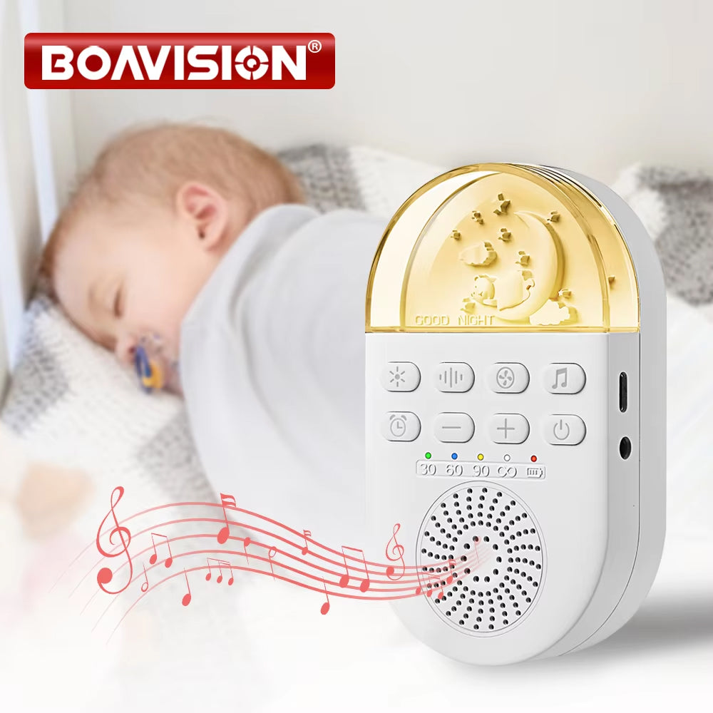 WNSleep Portable White Noise Machine with 24 Sounds & Breathing Lamp