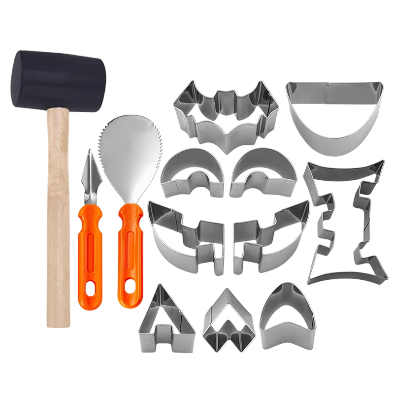 XpumpMax Heavy-Duty Stainless Steel Pumpkin Carving Tools Kit UK
