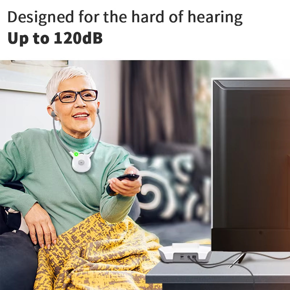 ZenSnugi Wireless TV Headphones for Clear Dialogue