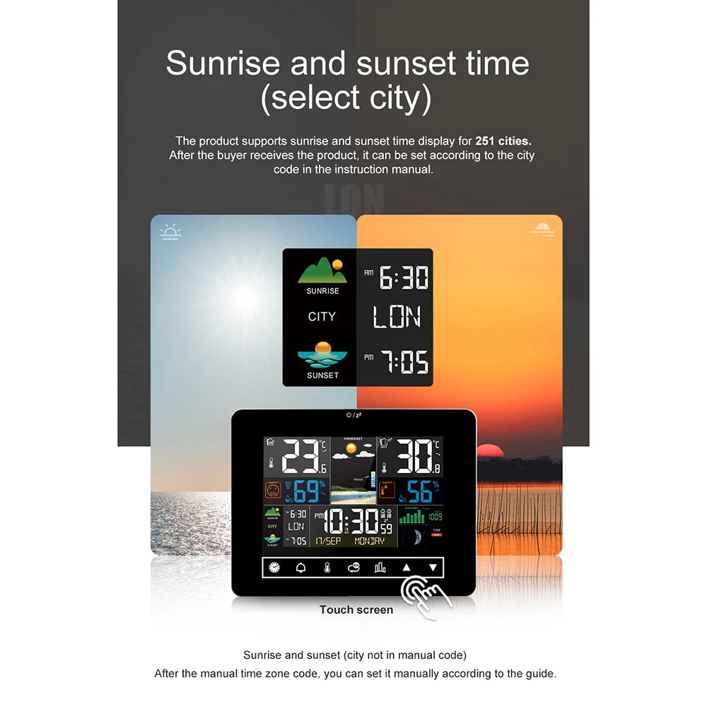 Zephytrak Wireless Home Weather Station with IP65 Outdoor Sensor